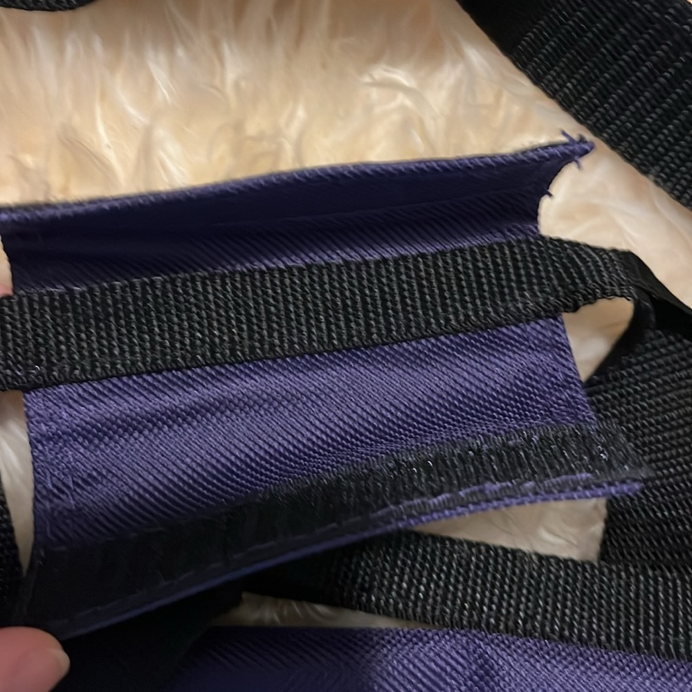 NWOT purple Chaps travel bag - Picture 3 of 5